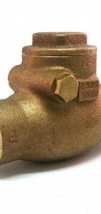 MILWAUKEE VALVE Swing Check Valve: Swing, Inline Valve Body, 2 in Pipe Size, Sweat x Sweat, Bronze (MPN 1510T 2). Key specifications — Brand: MILWAUKEE VALVE.