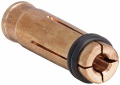 PRO WELD Collet: For #6 (10 ga) Stud Dia, For 1/4 in to 1 1/4 in Stud Lg (MPN CDB-013). Key specifications — Material: Copper; Manufacturer Part Number: CDB-013; Brand: PRO WELD.