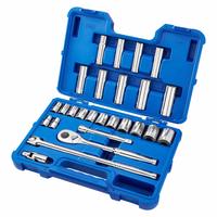 WESTWARD Socket Wrench Set: 1/2 in Drive, 26 Piece, 12-Point/6-Point, SAE, 7/16 in to 1 1/4 in (MPN 4LWZ8). Key specifications — attr1224269: 1/2 in; attr1204638: Drive Tools Included; attr1204650: 7/16 in to 1-1/4 in; attr1204673: Socket Bits Not Included; attr1204681: Wrenches Not Included; attr1204688: WESTWARD; attr1206170: Standard Sockets.