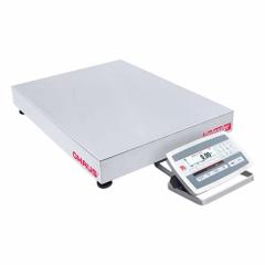 OHAUS Industrial Bench Scale: 18 in x 24 in, IP67/IP68, Front-Mounted, 100 lb Wt Capacity - Imperial (MPN D52XW50RTX5). Key specifications — attr1341383: Ethernet; attr1341384: 0.005 lb/2 g; attr1341400: OHAUS; attr1383935: Stainless Steel.