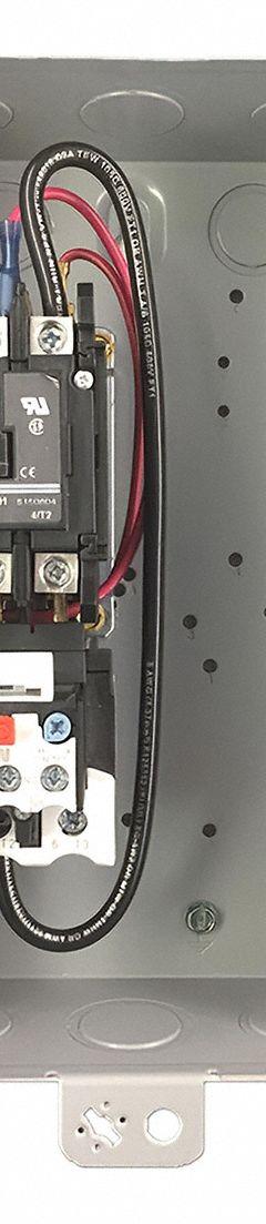 EATON Definite Purpose Starter: Non-Reversing, 3 Poles, 15 A, 120V AC Coil, Thermal Protection, 1.0 (MPN A27CGC15A1P6). Key specifications — Brand: EATON; Thermal Units Required: None (Includes Integrated Bimetallic Elements).