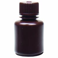 APPROVED VENDOR Reagent Bottle: HDPE, 1 fl oz, 30 mL, Amber, 20-415 mm Screw Closure Size, Unlined (MPN 33424). Key specifications — Body Color: Amber; Closure Attached: Attached; Brand: APPROVED VENDOR; Pre-Cleaned: None; Closure Included: Yes.