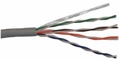 CAROL Category Cable: 14 pF/ft Max Capacitance, 1,000 ft Cable Lg, 24 AWG, Plenum, Gray, PVC, Std (MPN CP5.30.10). Key specifications — Conductor Gauge: 24 AWG; Jacket Material: PVC; Brand: CAROL; Pairs Separation: Standard.