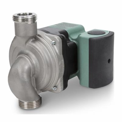 TACO Circulating Pump: 1/25 hp HP, 120V AC, Stainless Steel, Variable, 16 gpm - General-Purpose Inline Circulator Pumps