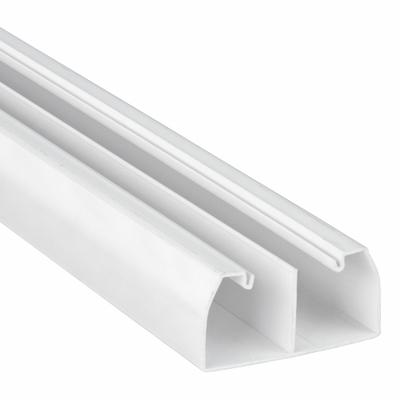 LEGRAND Raceway: CableSmart 40N2, 2 Channels, 4 in Wd, 2 in Ht, 96 in Lg, Plastic - Straight-Section Multichannel Raceways