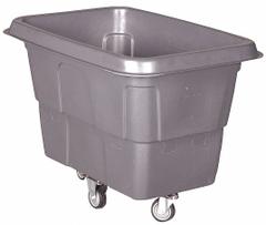 GRAINGER Cube Truck: 16 cu ft, 400 lb, 45 in L x 32 in W x 36 1/2 in H, (2) Rigid/(2) Swivel, Gray (MPN 36FK95). Key specifications — Manufacturer Part Number: 36FK95; Brand: GRAINGER; Caster/Wheel Configuration: (2) Rigid; Color: Gray.