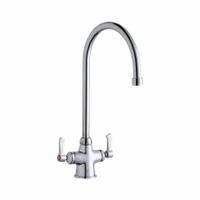 ELKAY Handle-Operated Faucet: Elkay®, Brass, Centerset, Deck, 1 Mounting Holes, 1.5 gpm Flow Rate (MPN LK500GN08L2). Key specifications — Series: Elkay®; Brand: ELKAY.
