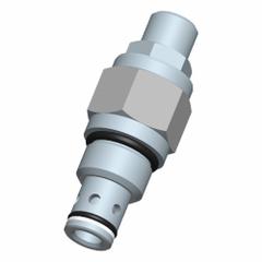 BUCHER HYDRAULICS Cartridge Valve: Screw-In, Screwdriver Adjustment, C10-20 Valve Cavity Size, RVDA (MPN RVDA-10-N-S-0-30). Key specifications — attr1012059: RVDA-10-N-S-0-30; attr1250696: RVDA; attr1011660: Nitrile; attr1011632: Screwdriver; attr1011635: BUCHER HYDRAULICS; attr1011636: Steel; attr1011644: C10-20.