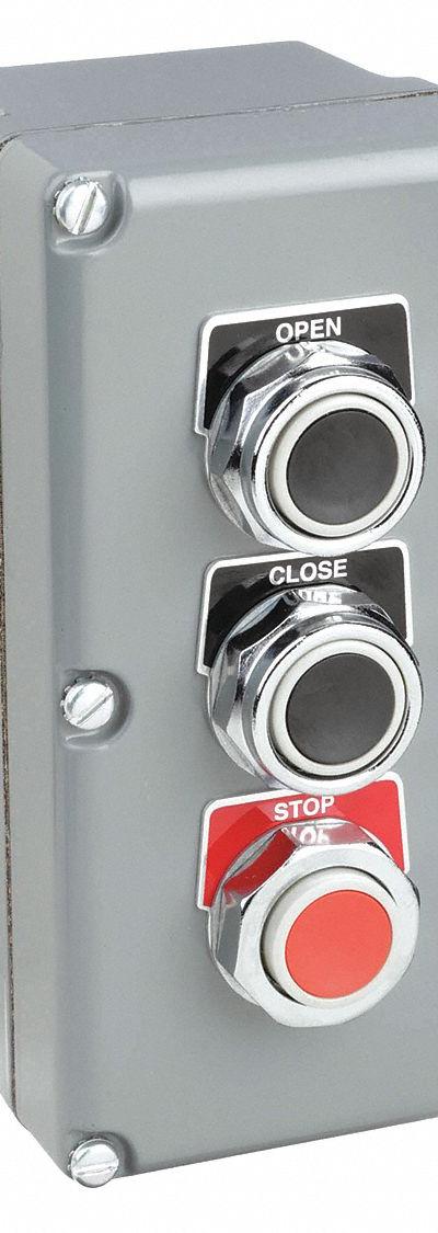 SCHNEIDER Control Station: (2) Push Buttons/Emergency Stop - Push-Button Control Stations