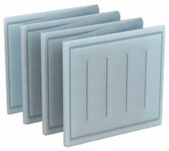 GRAINGER Link Air Filter: 24 in x 18 in x 1 in, 18 in Section Wd, 7 Sections, 3 Ply, MERV 8 (MPN 2DWX8). Key specifications — Performance Rating: MERV 8; Brand: GRAINGER; Media Material: Synthetic.