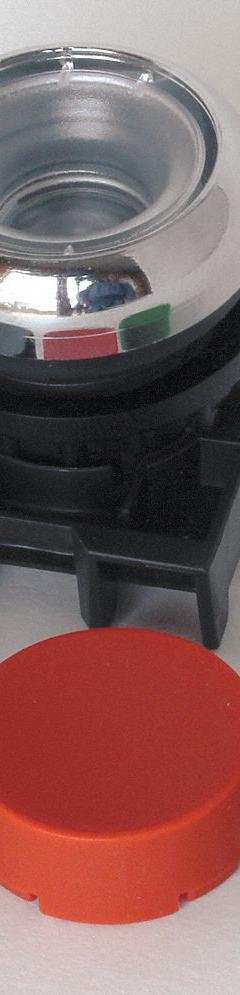 EATON Extended Push Button: Black/Green/Red, 22 mm Mounting Size, Metallic, Momentary (MPN M22M-DH-X-SRG). Key specifications — Brand: EATON; Action: Momentary; Series: M22; Push Button Material Type: Metallic.