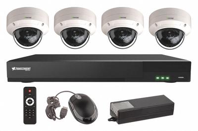 VITEK Video Surveillance Digital Systems: Dome, 4 Cameras Included, 2.8 mm Max Focal Lg - Video Surveillance Digital Systems w/ Cameras