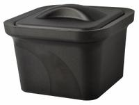 Ice Bucket with Lid: 1 L Capacity, Rectangular, Polyurethane Foam, Black, 5 1/4 in Overall Ht (MPN M16807-1102). Key specifications — Color: Black; Material: Polyurethane Foam; Brand: MAGIC; Product Type: Ice Bucket with Lid; Shape: Rectangular.