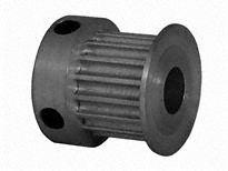 Dayton Timing Pulley: Modified Curvilinear, Fixed, For GT Timing Belt Section - GT Section Fixed-Bore Timing Pulleys with Hub