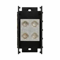 BUSSMANN Power Distribution Block: Open, Lug, Lug, 6 AWG – 500 kcmil For Line Side Wire Sizes (MPN 16504-1). Key specifications — attr1361688: Surface; attr1308686: BUSSMANN; attr1361672: Copper.