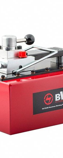 BVA HYDRAULICS Hydraulic Pump: 10,000 psi Max. Op Pressure, 2 gal Reservoir Capacity, Foot, Hold (MPN PA7550M). Key specifications — attr944931: Hold; attr944932: 2-Position; attr995446: Foot.