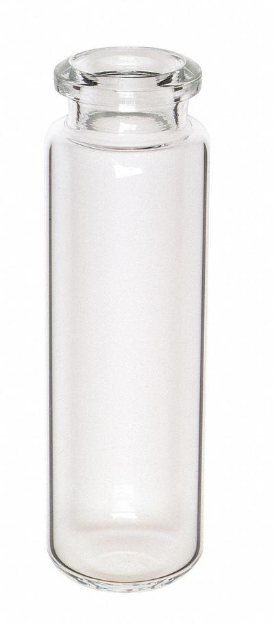 KIMBLE Vial: 4 mL, No Closure, 15 mm Body Dia, Round, 13-425 mm Screw Closure Size - Glass Chromatography Vials