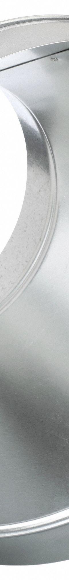Duct Reducer: Steel, For 14 in Dia, 8 in Lg, 14 in Inlet Dia, 8 in Outlet Dia, 26 ga Material Thick (MPN GRR14P8PGA26). Key specifications — Connection Type: Press Fit; Brand: GREENSEAM; Max. Pressure Rating: 2 in wc.