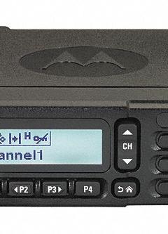 MOTOROLA Vehicle-Mounted Two-Way Radio: UHF, Analog, 25 W, 99 Channels, Alphanumeric, CM300d (MPN CM300d AAM01QNH9JC1). Key specifications — FCC License Required: Yes; Radio Type: Vehicle-Mounted.