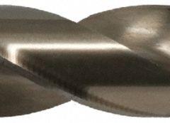 CLE-LINE Jobber Length Drill Bit: 25/64", 135° Split Point, Straw/Bronze Cobalt, Hex Shank (MPN C10621). Key specifications — attr1229327: 0.3906.