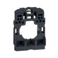 SCHNEIDER ELECTRIC Mounting Base: 22 mm Panel Mounting Size, For Series XB5 (MPN ZB5AZ009). Key specifications — attr1023385: Black; attr206594: ZB5AZ009; attr1023386: Light Modules; attr1023389: XB5; attr1023390: Plastic; attr211286: SCHNEIDER.