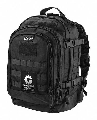 BARSKA Tactical Assault Pack: Black, Polyester, 1,240 cu in Holds - Tactical Backpacks