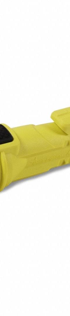 KOEHLER BRIGHTSTAR Flashlight: 325 lm, 7 hr Run Time at Max Brightness, 236 m Max Beam, Yellow (MPN 60160-B). Key specifications — Brand: KOEHLER BRIGHTSTAR; Battery Requirements - Broad: Includes 3 AA.