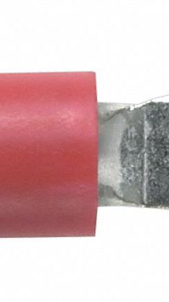 PANDUIT Ring Terminal: Red, Vinyl Insulation, #6 Stud Size, 22 AWG to 16 AWG Wire Sizes, 600 V (MPN PV18-6R-CY). Key specifications — attr1308027: PANDUIT.