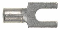 PANDUIT Fork Terminals: Bare, #10 Stud Size, 12 AWG – 10 AWG Wire Range, Std Fork, 2,000 V (MPN P10-10F-L). Key specifications — attr1307966: Beveled; attr1307963: P10-10F-L; attr1307967: PANDUIT; attr1307972: CT.