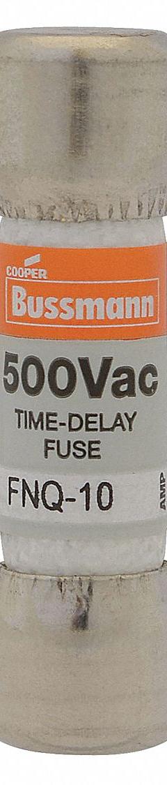 BUSSMANN Fuse: FNQ Series, Midget, Time-Delay, 125 mA, 500 V AC, 13/32 in x 1 1/2 in, Non-Indicating (MPN FNQ-1/8). Key specifications — Series: FNQ; Brand: BUSSMANN.