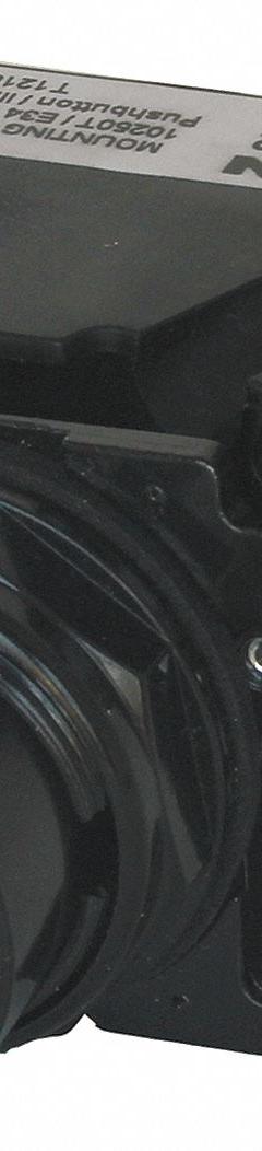 EATON Hazardous Location Push Button: 30 mm, Metallic, Flush Profile, 1NO/1NC (MPN E34EX706B). Key specifications — Manufacturer Part Number: E34EX706B; Product Type: Push Button Operators; Series: E34; Brand: EATON; AC Contact Rating: 10 A @ 600 V; Action: Momentary; DC Contact Rating: 2.5 A @ 250 V; Operator Illumination: Non-Illuminated.