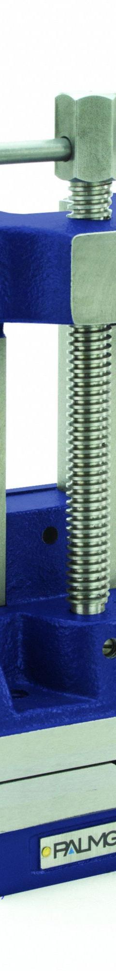 PALMGREN Machine Vise: 4 in Jaw Face Wd, 4 in Max Jaw Opening, 2 in Throat Dp, Smooth/V-Grooved Face (MPN 9612401). Key specifications — Brand: PALMGREN.