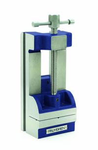PALMGREN Machine Vise: 4 in Jaw Face Wd, 4 in Max Jaw Opening, 2 in Throat Dp, Smooth/V-Grooved Face (MPN 9612401). Key specifications — Brand: PALMGREN.