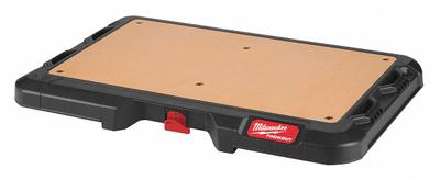 MILWAUKEE PACKOUT Workstation Top: 23 7/8 in W x 2 in H x 15 3/8 in L, Polymer/Wood - PACKOUT Workstation Tops