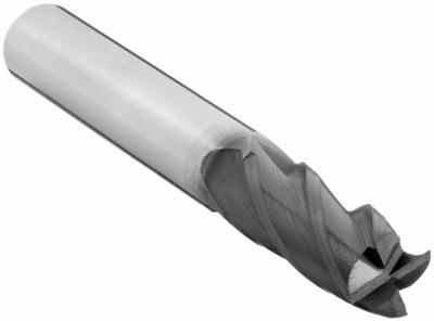 OSG Square End Mill: Carbide, TiAlN Coated, 4 Flute, 10 mm Mill Dia, 25 mm LOC - General Purpose Carbide Square End Mills