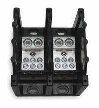 BUSSMANN Power Distribution Block: Open, Lug, Lug, 14 AWG – 2/0 AWG For Line Side Wire Sizes (MPN 16325-2). Key specifications — attr1361688: Surface; attr1308686: BUSSMANN; attr1361672: Aluminum.