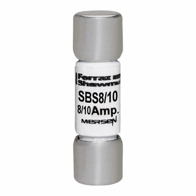 MERSEN Fuse: SBS Series, Midget, Fast-Acting, 600 mA, 600 V AC, 13/32 in x 1 3/8 in - Fast-Acting Cylindrical Fuses