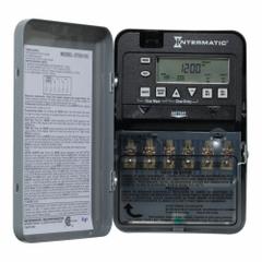 INTERMATIC Electronic Timer: 7 day, Not Astronomic, 120-277V AC, DPST/SPST, Digital (MPN ET1725C). Key specifications — Body Material: Metal; Indoor/Outdoor Usage: Indoor; Astronomic Functionality: Not Astronomic; Mounting Style: Surface; Brand: INTERMATIC.