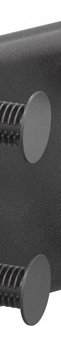 End Cap: 15 Series, Inch, 3 in x 3/16 in x 3 in, Black, ABS, Dust Cover, Matte, Quad, 2 PK (MPN 2050-2). Key specifications — Finish: Matte; Product Type: End Cap; Material: ABS; Includes Fasteners: Yes; Manufacturer Part Number: 2050-2; Cover Type: Dust Cover; Brand: 80/20; System of Measurement: Inch.