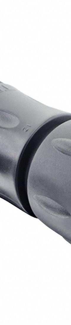 SOURIAU Electrical Connector: Trim Trio UTSX 12, Plug with Cable Gland, 4 Contacts, 13 A, 600V (MPN UTSX6JC12E4P). Key specifications — Wire Size: 18 AWG to 14 AWG; Includes Contacts: Contacts Included; Contact Type: Solder; Brand: SOURIAU; Coupling Type: 1/3 Bayonet; IP Rating: IP69K; Series: Trim Trio UTSX; Contact Gender: Male.