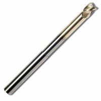 APPROVED VENDOR Corner Radius End Mill: Carbide, ZrN Coated, 3 Flute, 3/8" Mill Dia, 1/2" LOC (MPN 315489)
