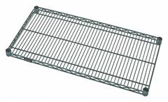 QUANTUM Wire Shelf: 54 in x 24 in, 1 Shelves, Quick-Adjust, 600 lb Load Capacity, Dry/Wet, Green (MPN 2454P). Key specifications — Recommended Environment: Dry; Material: Steel; Brand: QUANTUM; Color: Green; Finish: Epoxy Coated.