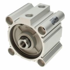 SMC Compact Cylinder: 80 mm Bore Dia, 25 mm Stroke Lg, Tapped Hole Mounting, Aluminum, 3/8 in BSPP (MPN CDQ2B80TF-25DZ). Key specifications — attr946022: Tapped Hole; attr946024: Single Rod; attr946038: CQ2; attr1123057: Rotating Rod; attr945997: SMC.