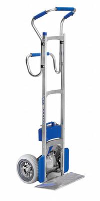 LIFTKAR SAL General Purpose Hand Truck: 375 lb Cap, Four-Position Sweep Back, Aluminum, Flat-Free (MPN 274254). Key specifications — Frame Type: Rounded Back; Frame Material: Aluminum; Charge Time: 4 hr; Battery Type: Absorbent Glass Mat (AGM); Brand: LIFTKAR SAL.