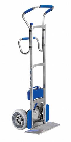 LIFTKAR SAL General Purpose Hand Truck: 375 lb Cap, Four-Position Sweep Back, Aluminum, Flat-Free (MPN 274254). Key specifications — Frame Type: Rounded Back; Frame Material: Aluminum; Charge Time: 4 hr; Battery Type: Absorbent Glass Mat (AGM); Brand: LIFTKAR SAL.