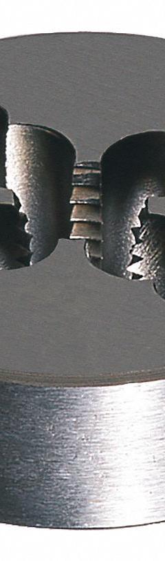 CLE-LINE Round Threading Die: #3-56 UNF, 13/16 in OD, Adj, Carbon Steel (MPN C65046)