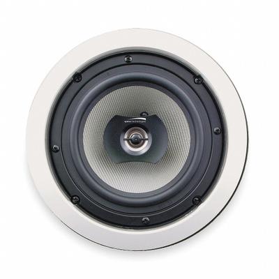 SPECO TECHNOLOGIES In-Ceiling Speaker: Powered, 1-Way, 8 ohm Impedance, 8 in Overall Wd - Ceiling-Mount Speakers