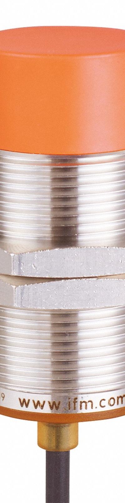 IFM Inductive Cylindrical Proximity Sensor: Non-Terminated Cable - Cylindrical Sensors with Non-Terminated Cables