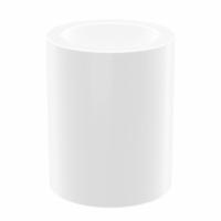 OILITE Sleeve Bearing: PTFE, 18 mm Bore, 24 mm OD, 30 mm Overall Lg, 1,141 lb/sq in-fpm Max PV (MPN VS-1824-30MB). Key specifications — Color: White; Brand: OILITE.