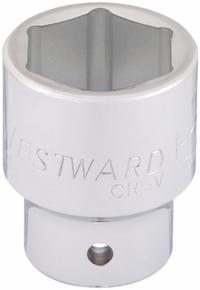 WESTWARD Socket: SAE, 3/4 in Drive Size, 1 1/4 in Socket Size, 6-Point, Std, Chrome, Socket (MPN 10E278). Key specifications — attr1204417: WESTWARD; attr1204392: Chrome.